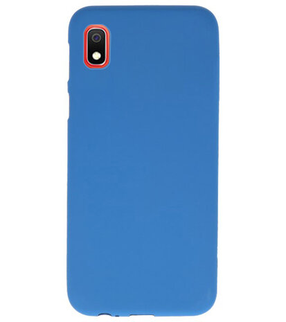 Color TPU Hoesje voor Samsung Galaxy A10 Navy