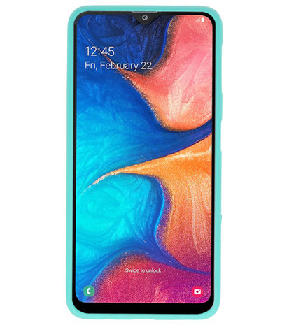 Color TPU Hoesje voor Samsung Galaxy A20 Turquoise