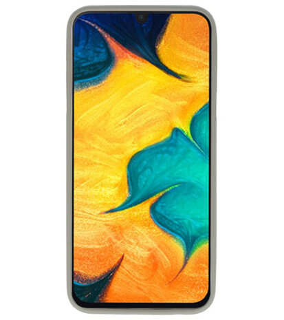 Color TPU Hoesje voor Samsung Galaxy A30 Grijs