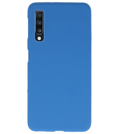 Color TPU Hoesje voor Samsung Galaxy A70 Navy