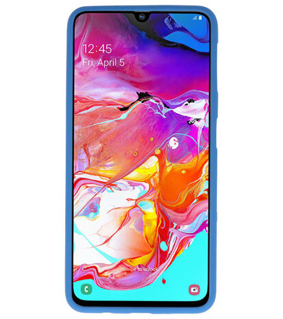 Color TPU Hoesje voor Samsung Galaxy A70 Navy