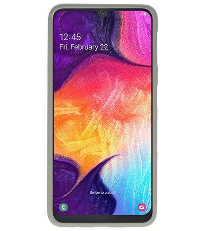 Color TPU Hoesje voor Samsung Galaxy A50 Grijs