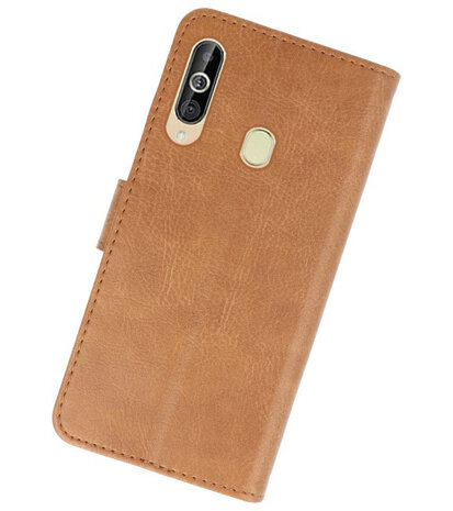 Bookstyle Wallet Cases Hoesje voor Samsung Galaxy A60 Bruin