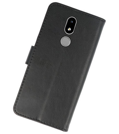 Bookstyle Wallet Cases Hoesje voor Nokia 3.2 Zwart