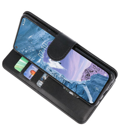 Bookstyle Wallet Cases Hoesje voor Nokia X71 Zwart