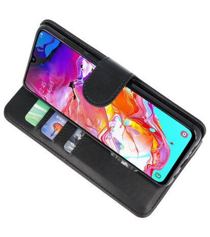 Bookstyle Wallet Cases Hoesje voor Samsung Galaxy A70 / A70s Zwart