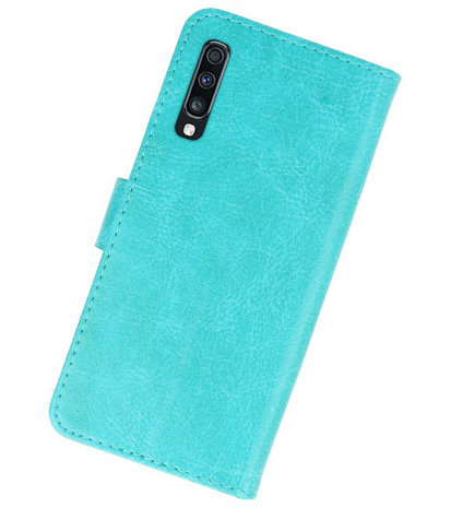 Bookstyle Wallet Cases Hoesje voor Samsung Galaxy A70 / A70s Groen