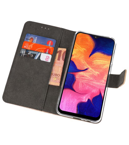 Wallet Cases Hoesje voor Samsung Galaxy A10 Zwart