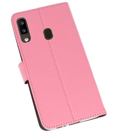 Wallet Cases Hoesje voor Samsung Galaxy A20 Roze