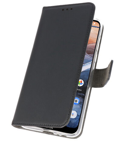Wallet Cases Hoesje voor Nokia 3.2 Zwart
