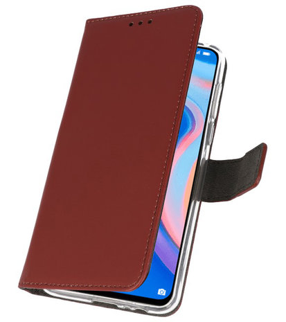 Wallet Cases Hoesje voor Huawei P Smart Z Bruin