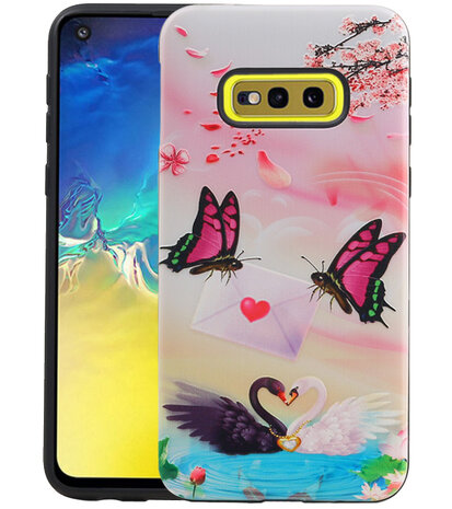 Vlinder Design Hardcase Backcover voor Samsung Galaxy S10e
