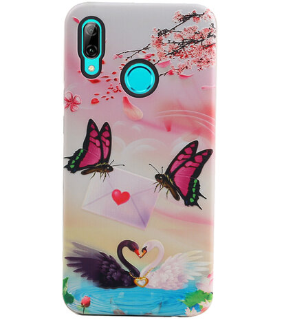 Vlinder Design Hardcase Backcover voor Huawei P Smart 2019