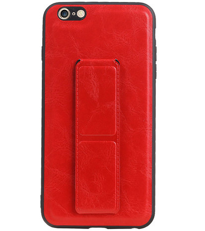 Grip Stand Hardcase Backcover voor iPhone 6 Plus Rood