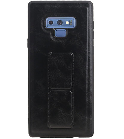 Grip Stand Hardcase Backcover voor Samsung Galaxy Note 9 Zwart