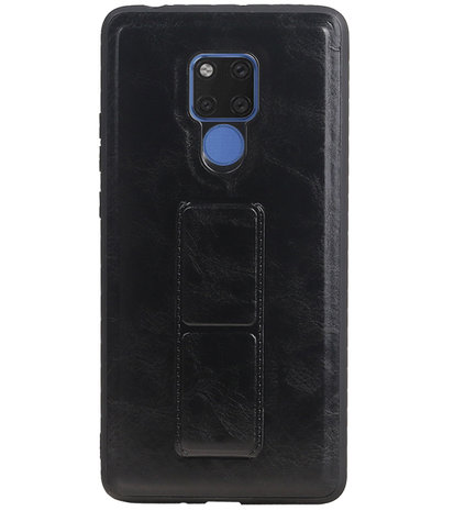 Grip Stand Hardcase Backcover voor Huawei Mate 20 X Zwart