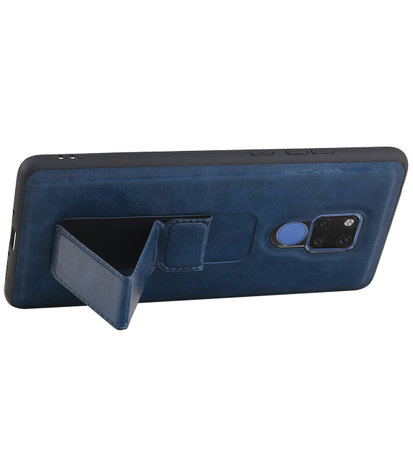 Grip Stand Hardcase Backcover voor Huawei Mate 20 X Blauw