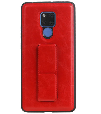 Grip Stand Hardcase Backcover voor Huawei Mate 20 X Rood