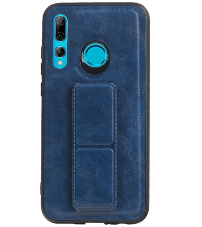 Grip Stand Hardcase Backcover voor Honor 20 Lite Blauw