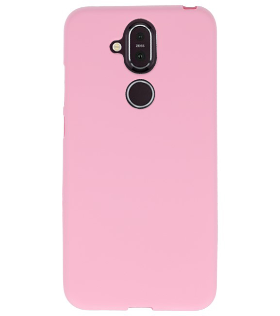 Roze Color Hoesje Nokia 8.1 - Bestcases.nl