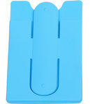 Licht Blauw TPU pashouder / kaarthouder met stand functie