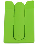 Groen TPU pashouder / kaarthouder met stand functie