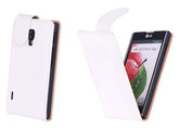 Bestcases Vintage Creme Flipcase Hoesje voor LG Optimus L7 2 P710