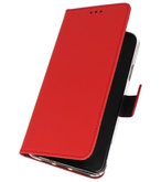 Wallet Cases Hoesje Nokia 7.2 Rood