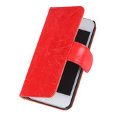 Bestcases Vintage Oranje Bookstyle Cover Hoesje voor Nokia Lumia 625