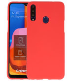 Color Backcover voor Samsung Galaxy A20s Rood