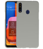 Color Backcover voor Samsung Galaxy A20s Grijs