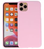 Color Backcover voor iPhone 11 Pro Roze