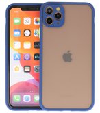 Kleurcombinatie Hard Case voor iPhone 11 Pro Max Blauw