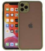 Kleurcombinatie Hard Case voor iPhone 11 Pro Max Groen