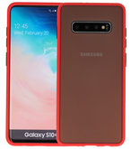 Kleurcombinatie Hard Case voor  Samsung Galaxy S10 Plus Rood
