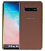 Kleurcombinatie Hard Case voor Samsung Galaxy S10 Plus Groen