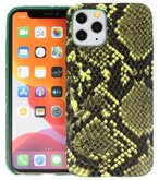 Slang Design Back Cover voor iPhone 11 Pro Donker Groen