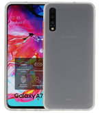 Kleurcombinatie Hard Case voor Samsung Galaxy A70 Transparant