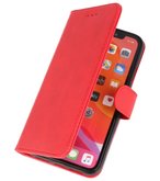 Bookstyle Wallet Cases Hoes voor iPhone 11 Pro Rood