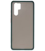 Kleurcombinatie Hard Case voor Huawei P30 Pro Donker Groen