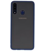 Kleurcombinatie Hard Case voor Samsung Galaxy A20s Blauw