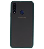 Kleurcombinatie Hard Case voor Samsung Galaxy A20s Donker Groen