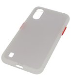 Kleurcombinatie Hard Case voor Samsung Galaxy A01 Transparant