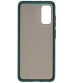 Kleurcombinatie Hard Case voor Samsung Galaxy S20 Donker Groen