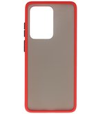 Kleurcombinatie Hard Case voor Samsung Galaxy S20 Ultra Rood