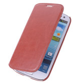 Bestcases Bruin Map Case Book Cover Hoesje voor Samsung Galaxy Note 3