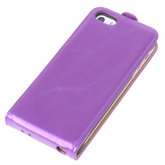 Bestcases Paars Antiek Flip Case Hoesje voor Apple iPhone 5 5S