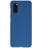 Color Telefoonhoesje voor Samsung Galaxy S20 Navy