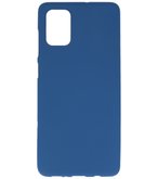 Color Telefoonhoesje voor Samsung Galaxy A71 Navy