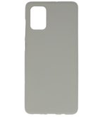 Color Telefoonhoesje voor Samsung Galaxy A71 Grijs